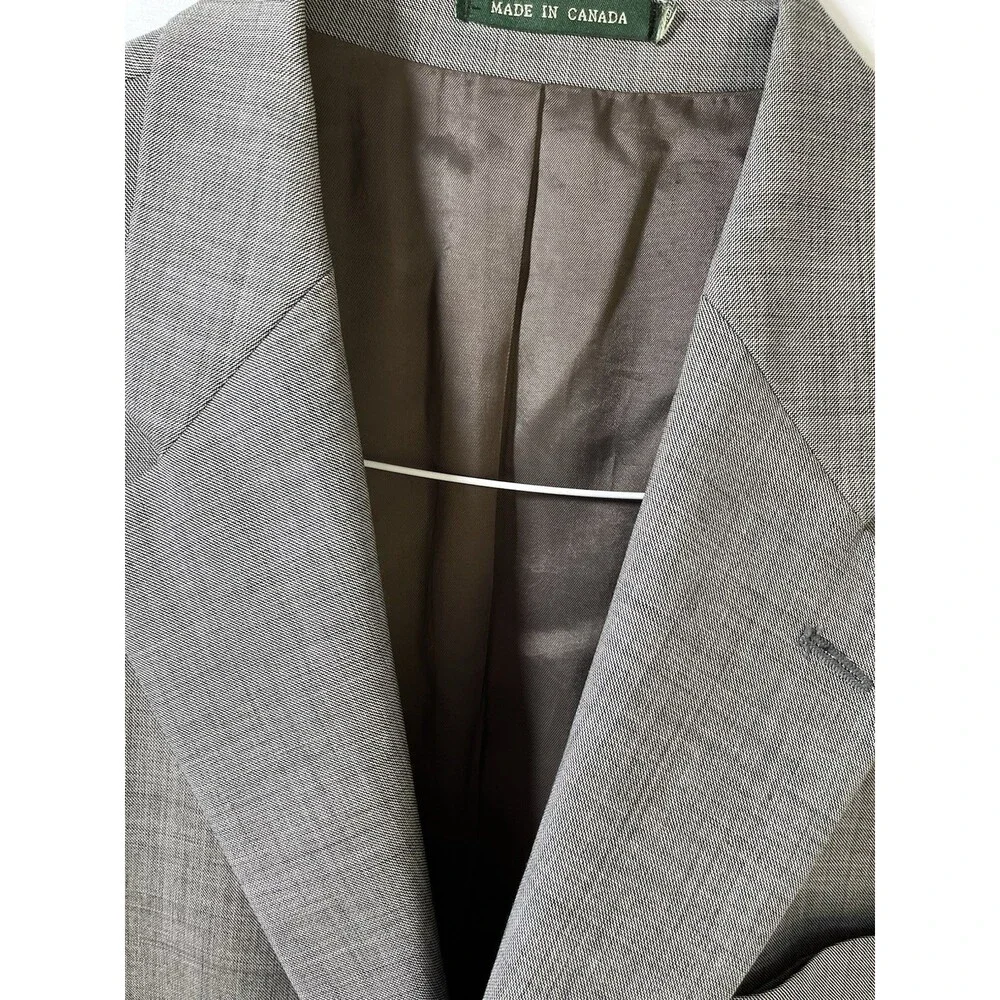 Lauren Ralph Lauren Men's Gray Wool Blazer Size 42S  3-Button